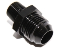Picture of -10AN Male to 3/8NPT Male Flare Aluminum Hose End Fitting Adapter Black New