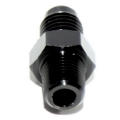 -4AN Male to 1/8NPT Male Flare Thread Aluminum Anodized Fitting Adapter Black