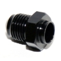 -6AN Male to Weld-On Flare Hose End Fitting Adapter 0 Degree Black