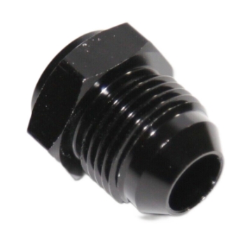 -8AN Male to Weld-On Thread Flare Aluminum Hose End Fitting Adapter Black