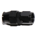 1Pcs Black AN8 8AN AN-8 Straight Swivel Reusable Hose End Fitting Adapter EMUSA