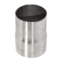 1x 2 1/2" OD to 2 1/2" ID Tailpipe Extension SS Pipe Coupling Connector Adapter