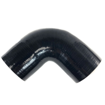 1x 2.25" Black 90 Degree Silicone hose Coupler 4 layer polyester high