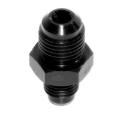 1x -4AN Male to-6AN Male Straight Thread Aluminum Anodized Fitting Adapter Black