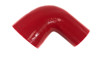 2" To 3" Red 90 Degree Silicone hose Coupler 4 layer polyester