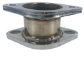Picture of 2.5" 2 Bolt Flange Catback Exhaust Muffler Pipe Extension Flange Steel Adapter
