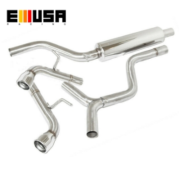 Picture of 2.5" Pipe w/3" Tip SS Dual Catback Exhaust Fit for 2015-2017 VW Volkswagen GTI MK7 2.0T
