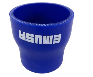 Picture of 2.75" to 2.25" Universal 4-Ply Straight Silicone Hose Coupler Blue+2x Clamps