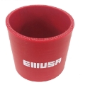 3" to 3" 3-Ply Red Universal Red Straight Coupler Reducer Silicone Hose