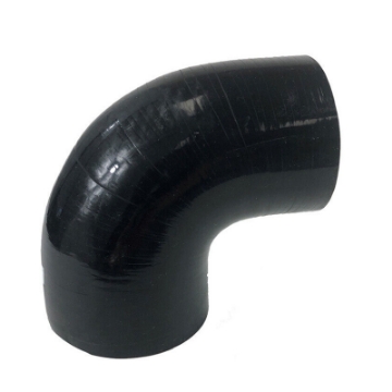 3.5" to 3 inch Silicone Hose Reducer 90 degree Elbow Intercooler coupler Black