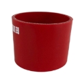 3.5" to 3.5" I.D. Universal 4-Ply Straight Silicone Hose Coupler Red