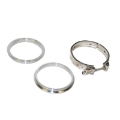 3.5" V-Band Flange & Clamp Kit for Turbo Exhaust Stainless Steel