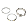 3.5" V-Band Flange & Clamp Kit for Turbo Exhaust Stainless Steel