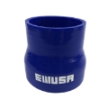 3Ply 3" To 2.5'' inch Straight Reducer 76.2mm Silicone Hose Coupler Blue