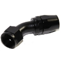 45 Degree AN-16 AN16 Swivel Fuel Oil Gas Line Hose End Fitting Adapter Black