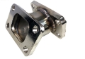 Picture of 45 Degree SS T3 Adapter + Gasket Fit T3 T3/T4 T70 GT35 HX35W HX40W Turbo