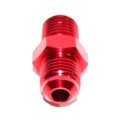 6AN AN-6 TO 1/4NPT Male Thread Aluminum Anodized Fitting Adapter RED