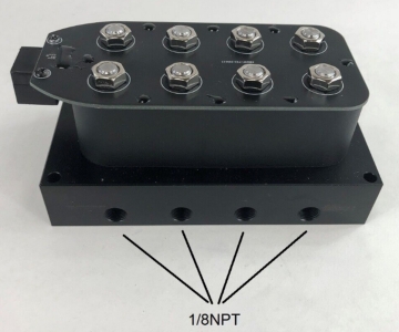 Picture of Air Ride Suspension Manifold Valve 1/4NPT, 1/8NPT Fast Air Bag Control 300PSI