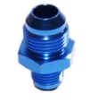 Picture of AN-6 6AN Male to AN-8 8AN Male Flare Aluminum Hose End Fitting Adapter Blue