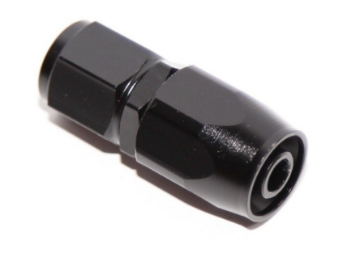 Picture of AN-6 Aluminum Straight Swivel Fuel Oil Gas Line Hose End Fitting Adapter Black