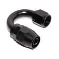 AN-8 AN8 180° Degree Swivel Fuel Oil Gas Line Hose End Fitting Adapter Black New