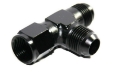 Picture of AN10 10-AN Female to AN10 10-AN Male Black 3-Way Tee T-Piece Fitting Adapter