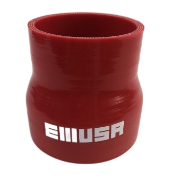 Picture of Brand NEW 2.5" to 3" Red Straight Silicone hose Coupler 4 layer polyester