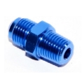 EMUSA 6AN AN-6 TO 1/4" NPT Male Thread Aluminum Anodized Fitting Adapter BLUE