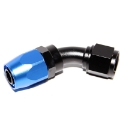 New Black+Blue AN10 45 Degree Swivel Oil/Fuel/Gas Line Hose End Fitting Adapter