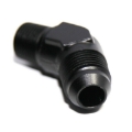 (one) AN8 8AN Male to 3/8NPT Male 45 Degree Fuel Oil Gas Line Fitting Adapter