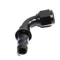 (one)90 Degree AN10 10AN AN-10 Push On/ Push Lock Hose End Fitting Adapter Black