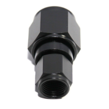 (one)AN6 Female to 10AN AN-10 Female Straight Flare Swivel Fitting Adapter Black