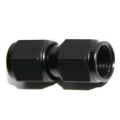 Universal AN6 Female to 6AN Female 0 Degree Flare Swivel Fitting Adapter Black