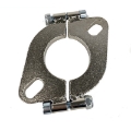 Universal Mild Steel 1.93" -2.08" I.D. 2 Bolt Split Exhaust Flat Oval Flange